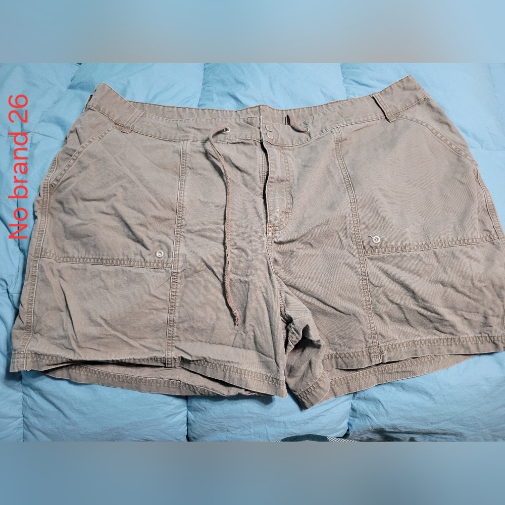 Casual Olive Cargo Shorts